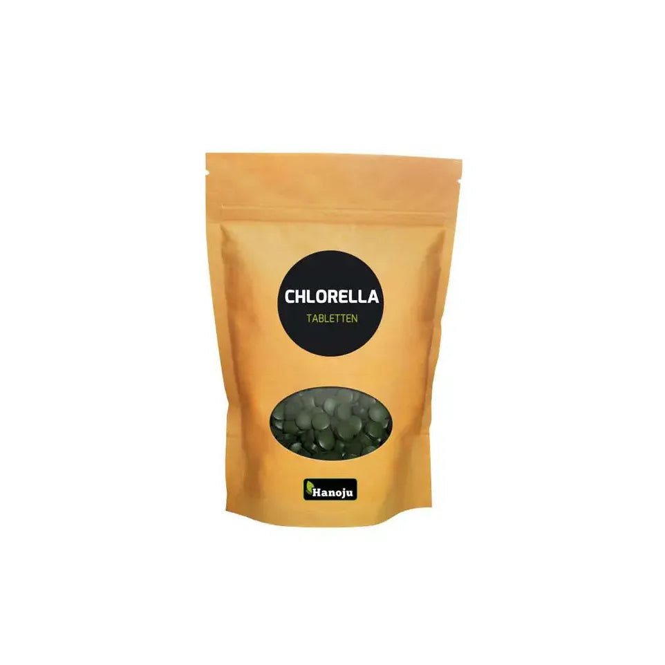 Hanoju Chlorella papier zak 625 tabletten