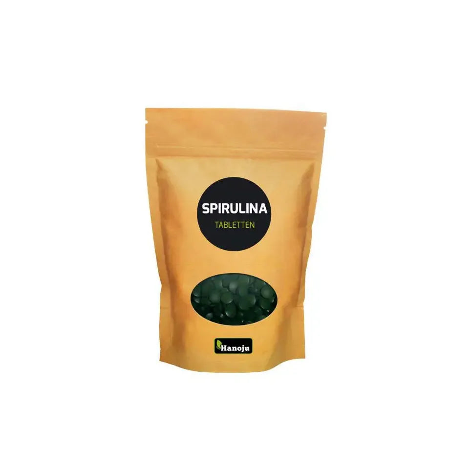 Hanoju Spirulina 400 mg premium zak 2500 stuks