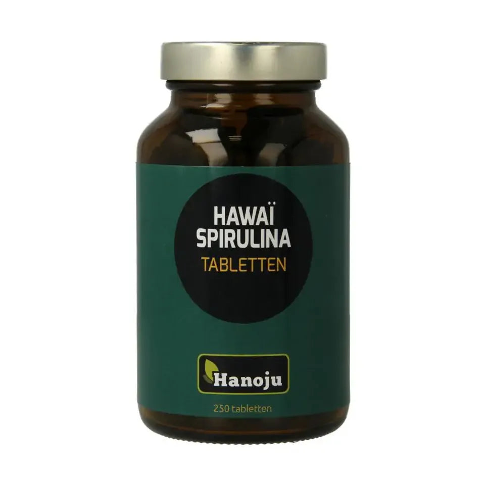 Hanoju Spirulina Hawaiiaans 500 mg 250 tabletten