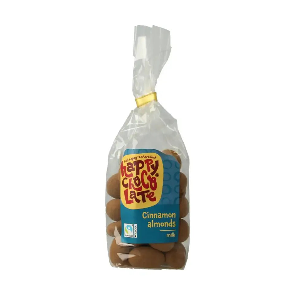 Happy Chocolate Chocolade amandelen biologisch 175 gram