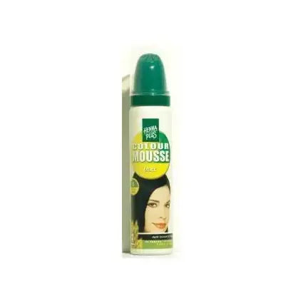 Henna Plus Colour mousse styling zwart 75 ml