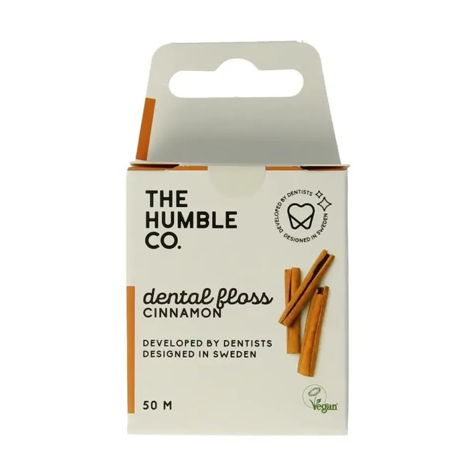 The Humble Co Dental floss cinnamon 50 meter