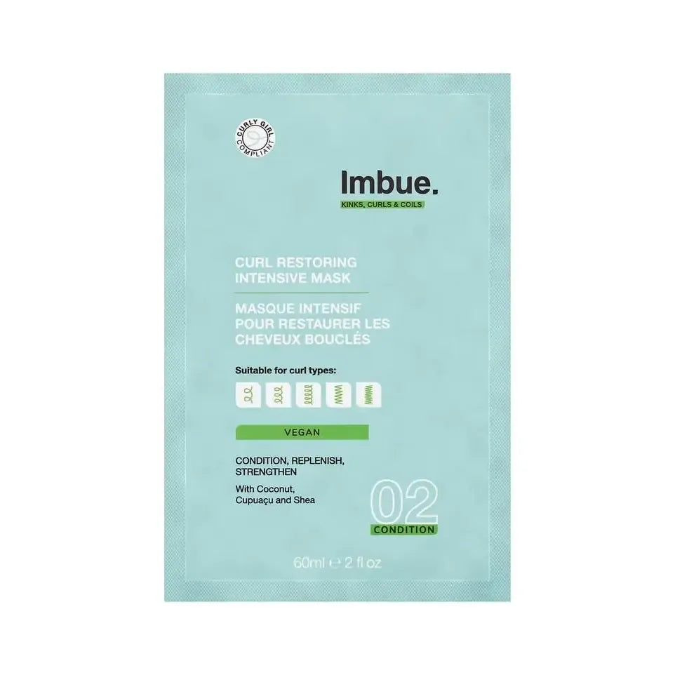Imblue Curl restoring intensive mask sachet 60 ml