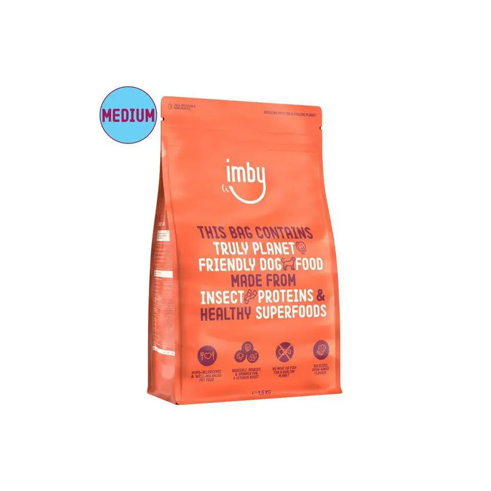 Imby Pet Food Hondenbrokken insecteneiwitten middelgroot