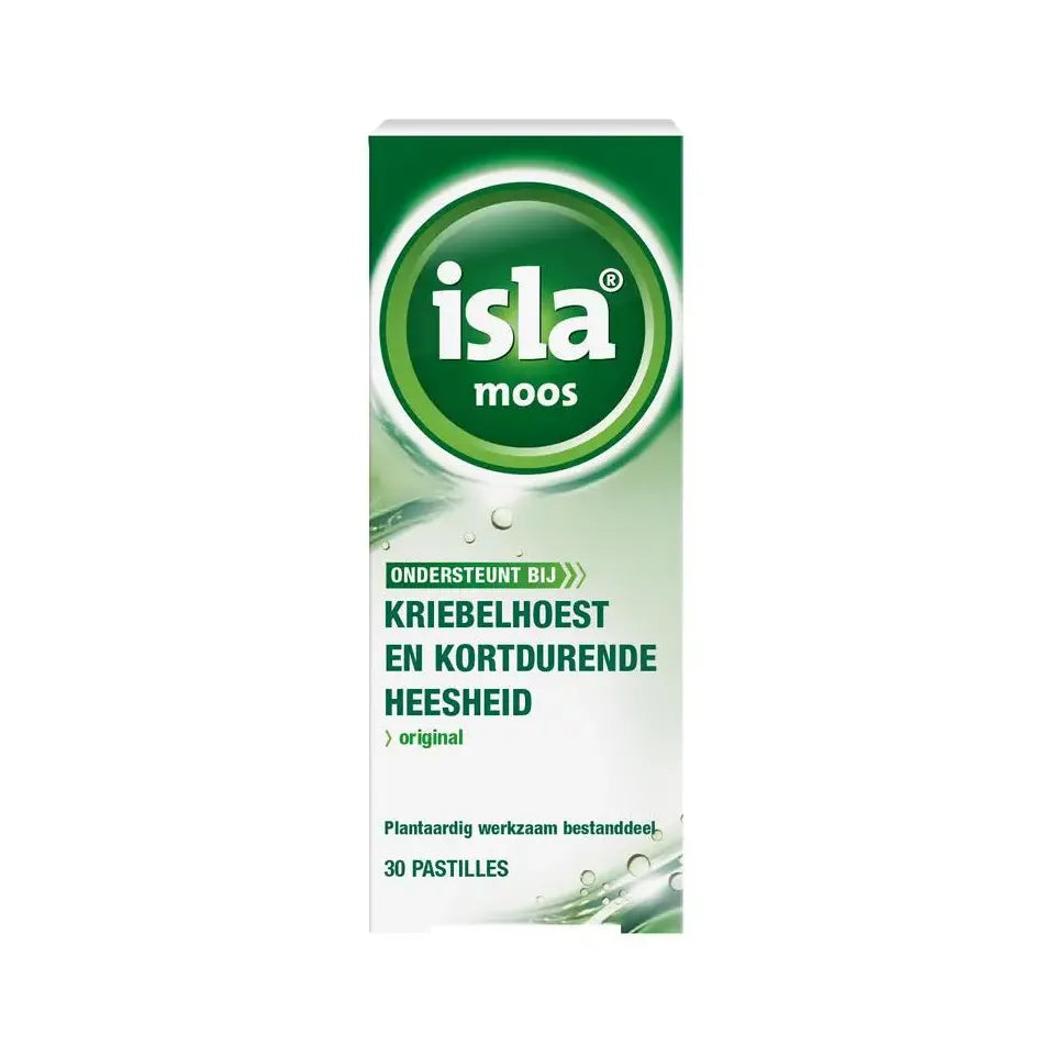 Isla Moos keelpastille 30 pastilles (afbeelding 1)