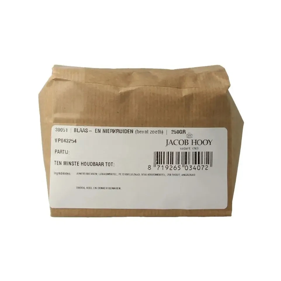 Jacob Hooy Blaas en nier kruiden 250 gram