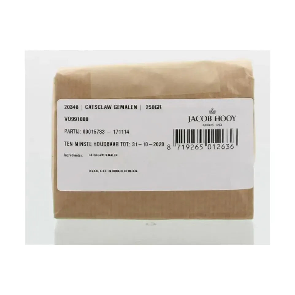 Jacob Hooy Cats claw gemalen 250 gram