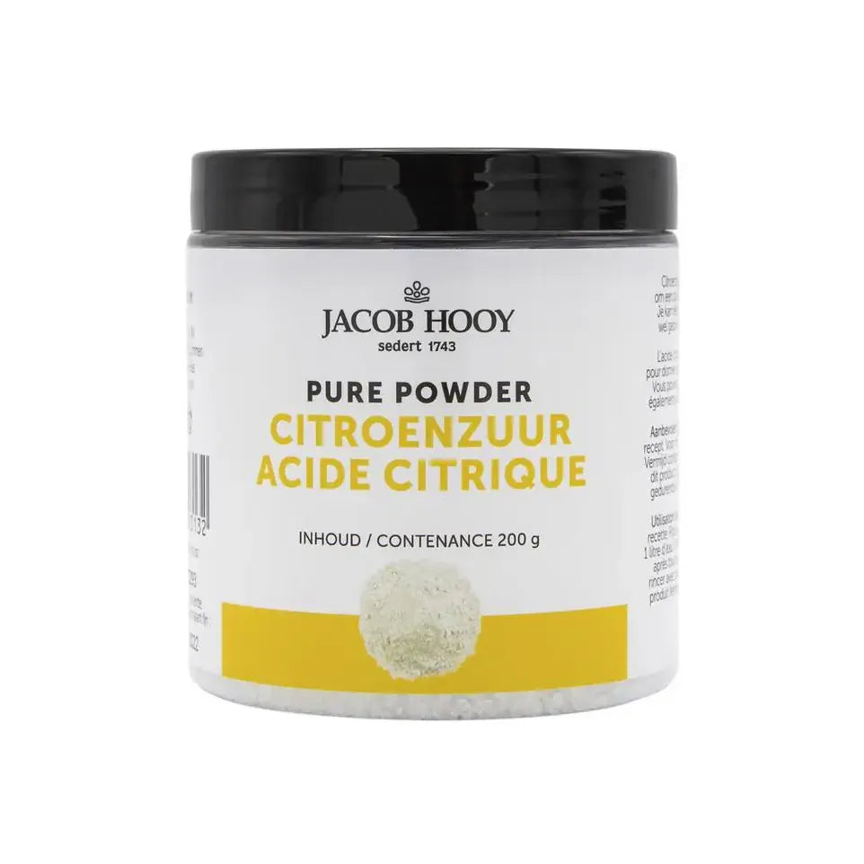 Jacob Hooy Citroenzuur pot 200 gram