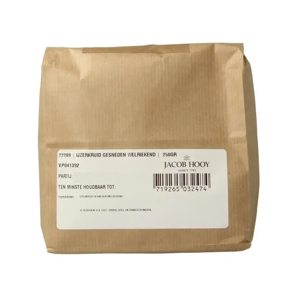 Jacob Hooy IJzerkruid verveine gesneden welriekend 250 gram