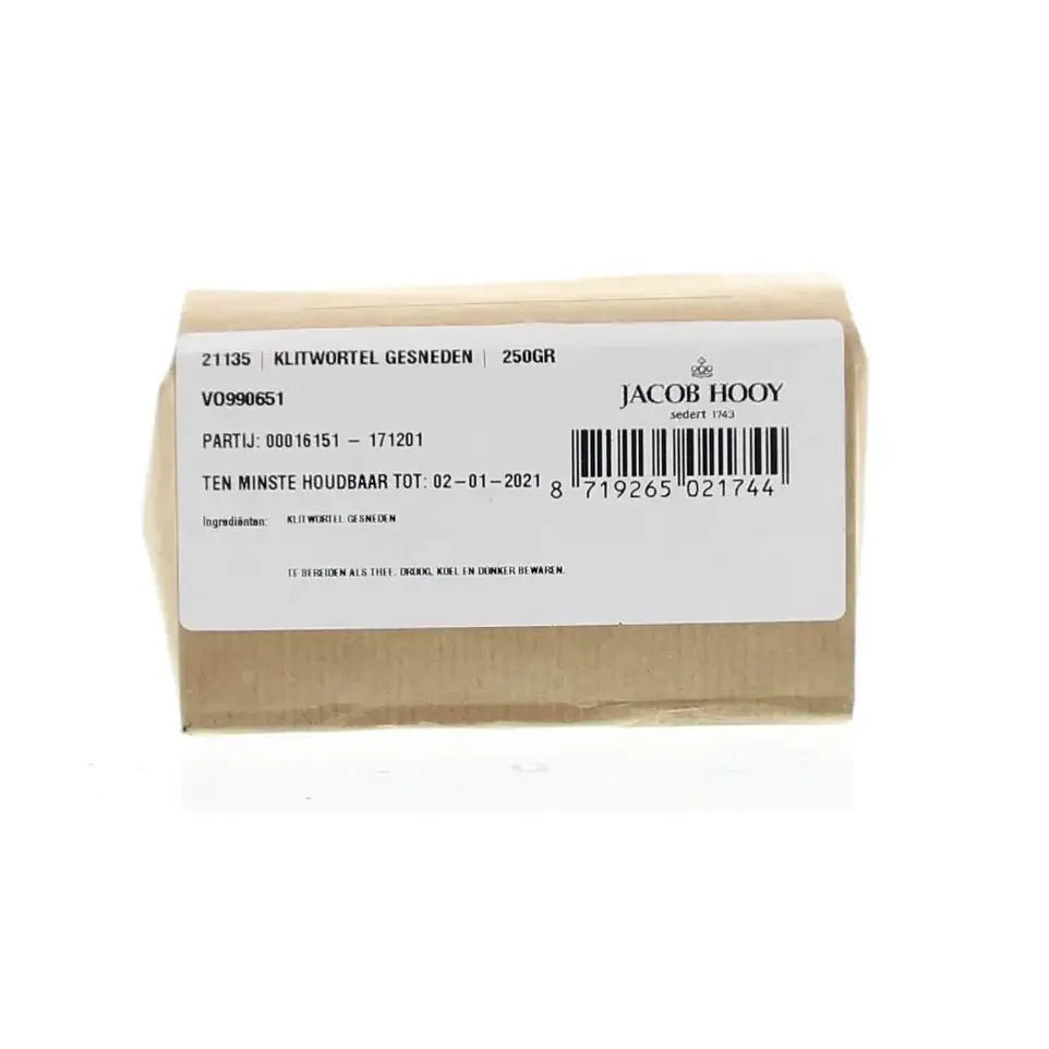 Jacob Hooy Klitwortel gesneden 250 gram