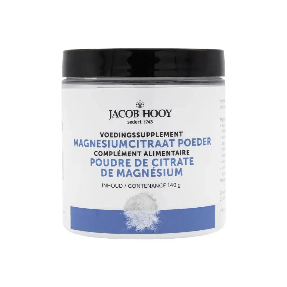 Jacob Hooy Magnesiumcitraat poeder 140 gram