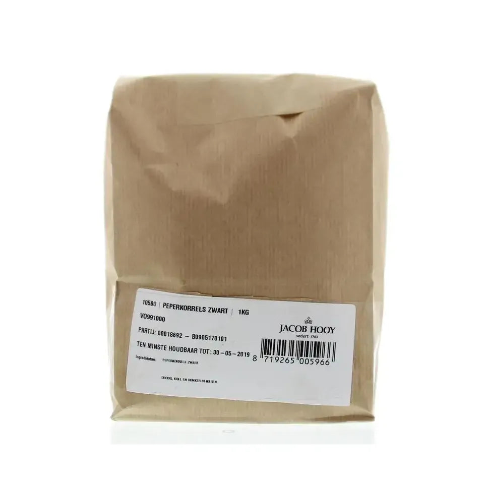 Jacob Hooy Peperkorrels zwart 1 kg