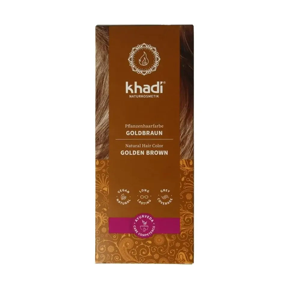 Khadi Haarkleur golden brown 100 gram