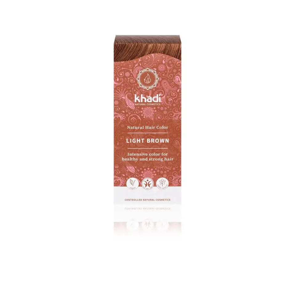Khadi Haarkleur light brown 100 gram