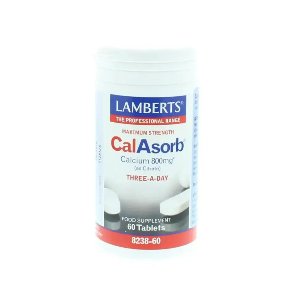 Lamberts Calasorb (calcium citraat) & Vitamine D3 60 tabletten