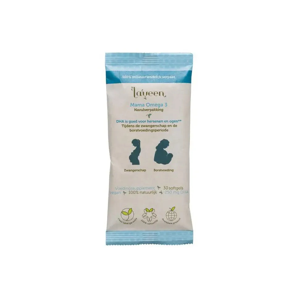 Laveen Mama omega 3 30 softgels navulverpakking