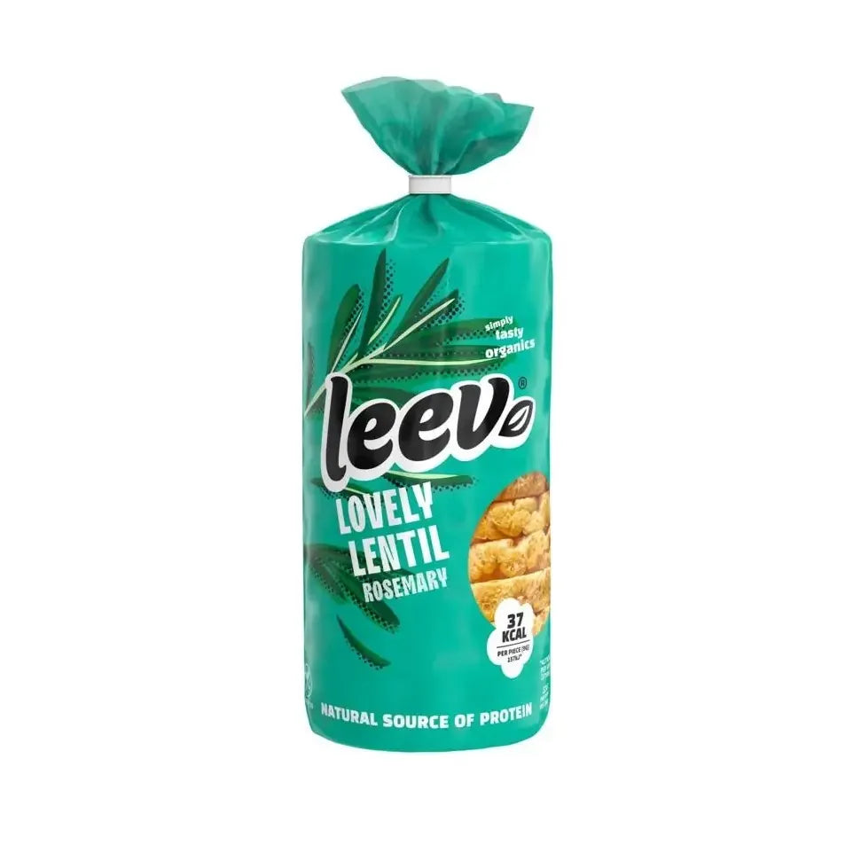 Leev Lovely lentil cakes rosemary demeter biologisch 117 gram