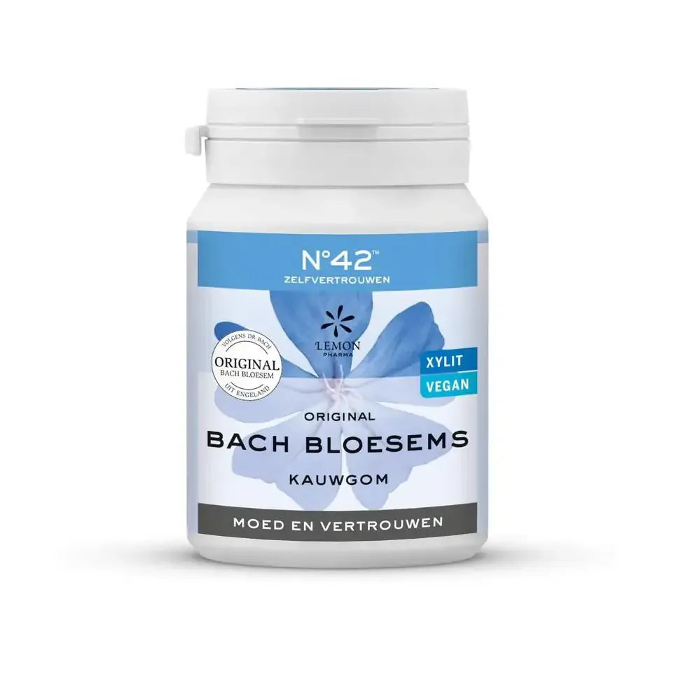 Lemon Pharma Bach Bloesem kauwgom nr. 42 vertrouwen 60 gram