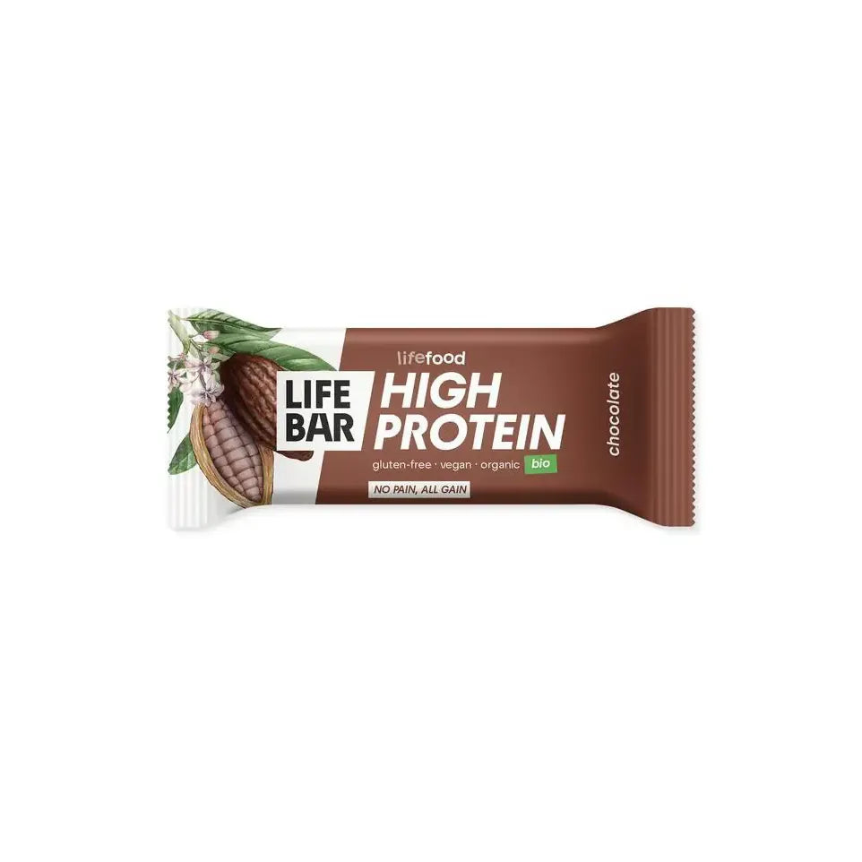 Lifefood lifebar proteine chocolade biologisch 40 g