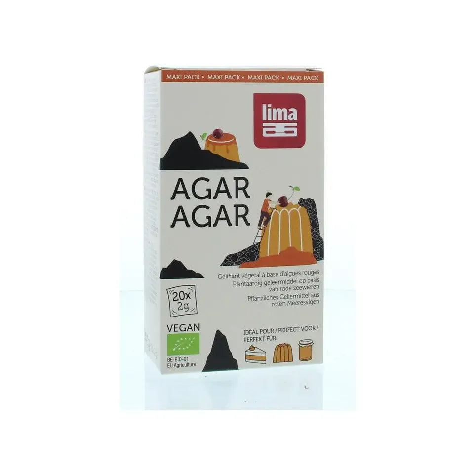 Lima Agar agar maxi pack 2 gram 20 zakjes