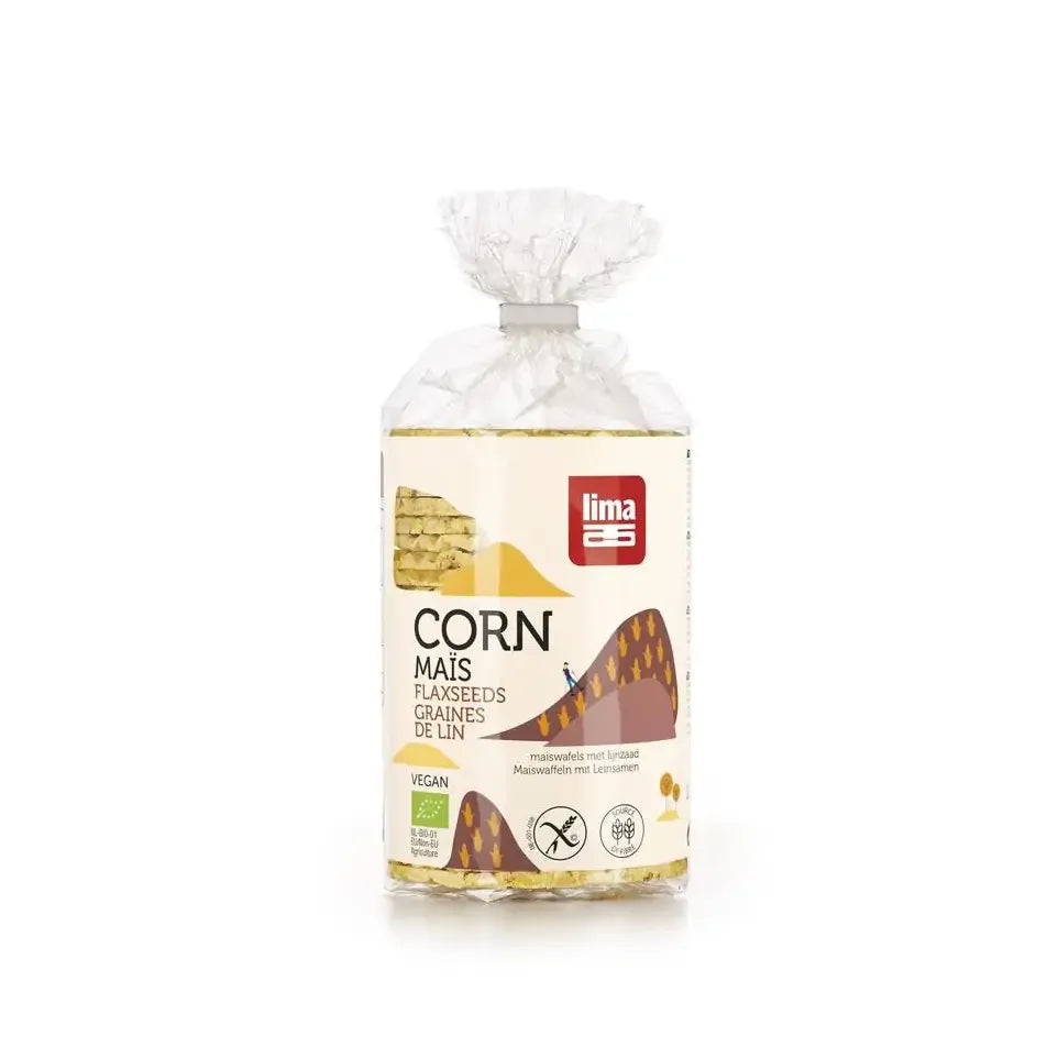 Lima Maiswafels met lijnzaad 130 gram