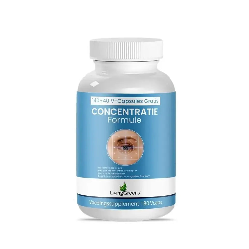 Livinggreens Concentratie formule 180 vcaps