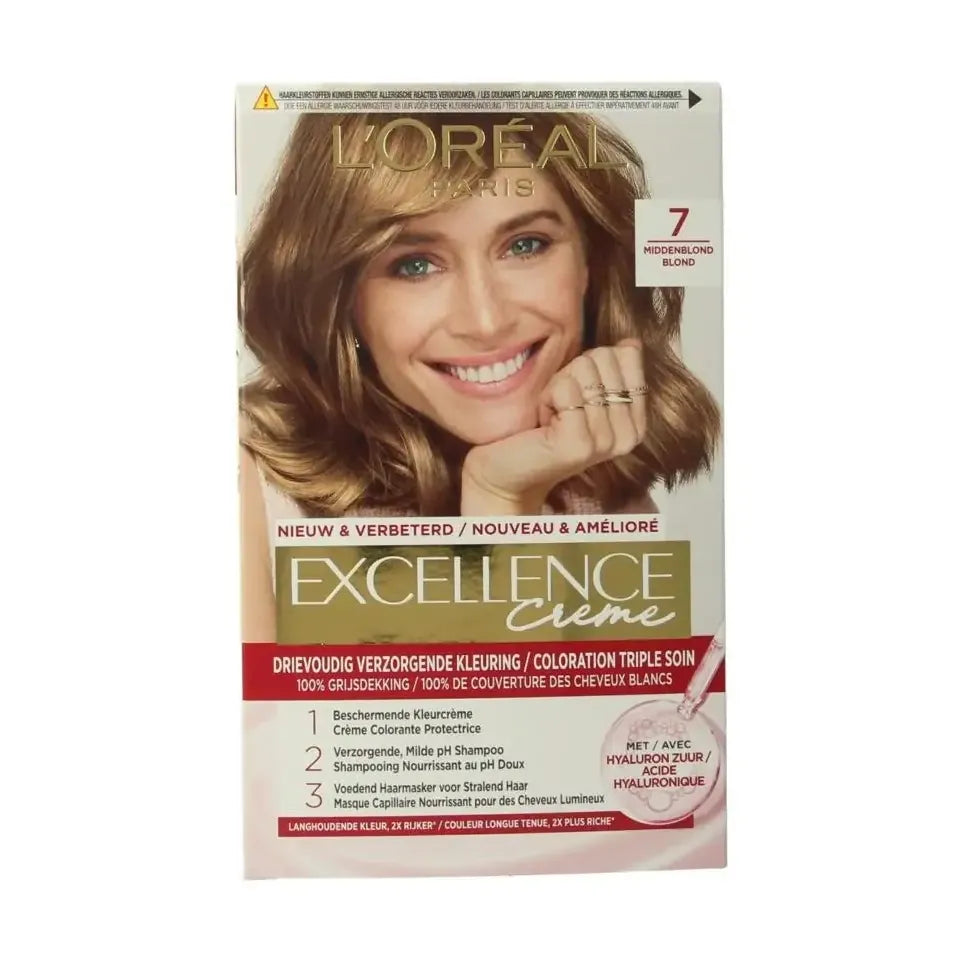 Loreal Excellence 7 middenblond