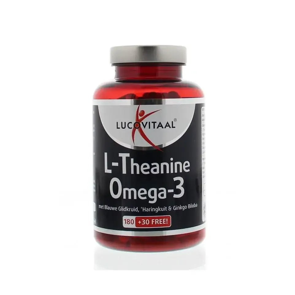 Lucovitaal L-theanine omega 3 210 capsules