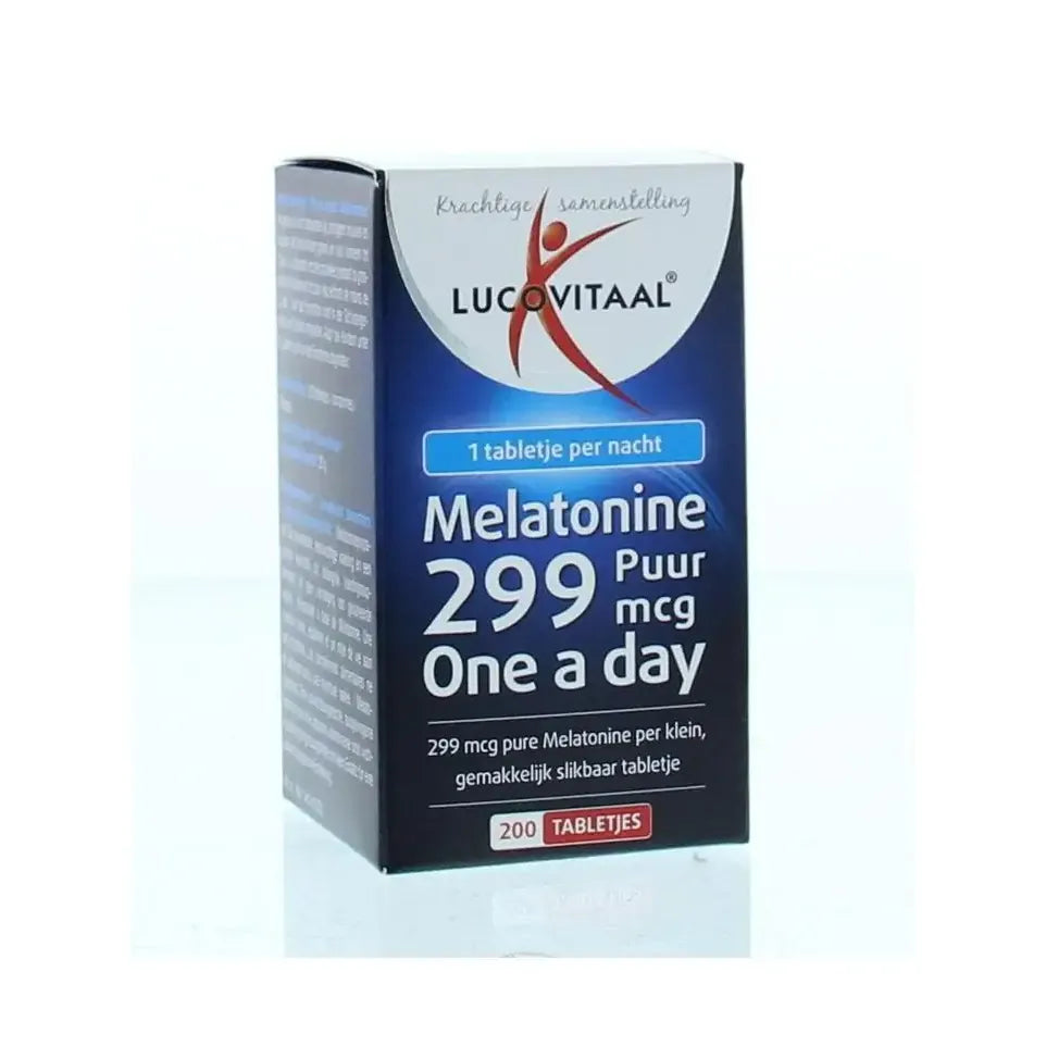 Lucovitaal Melatonine puur 0.299 mg 200 tabletten
