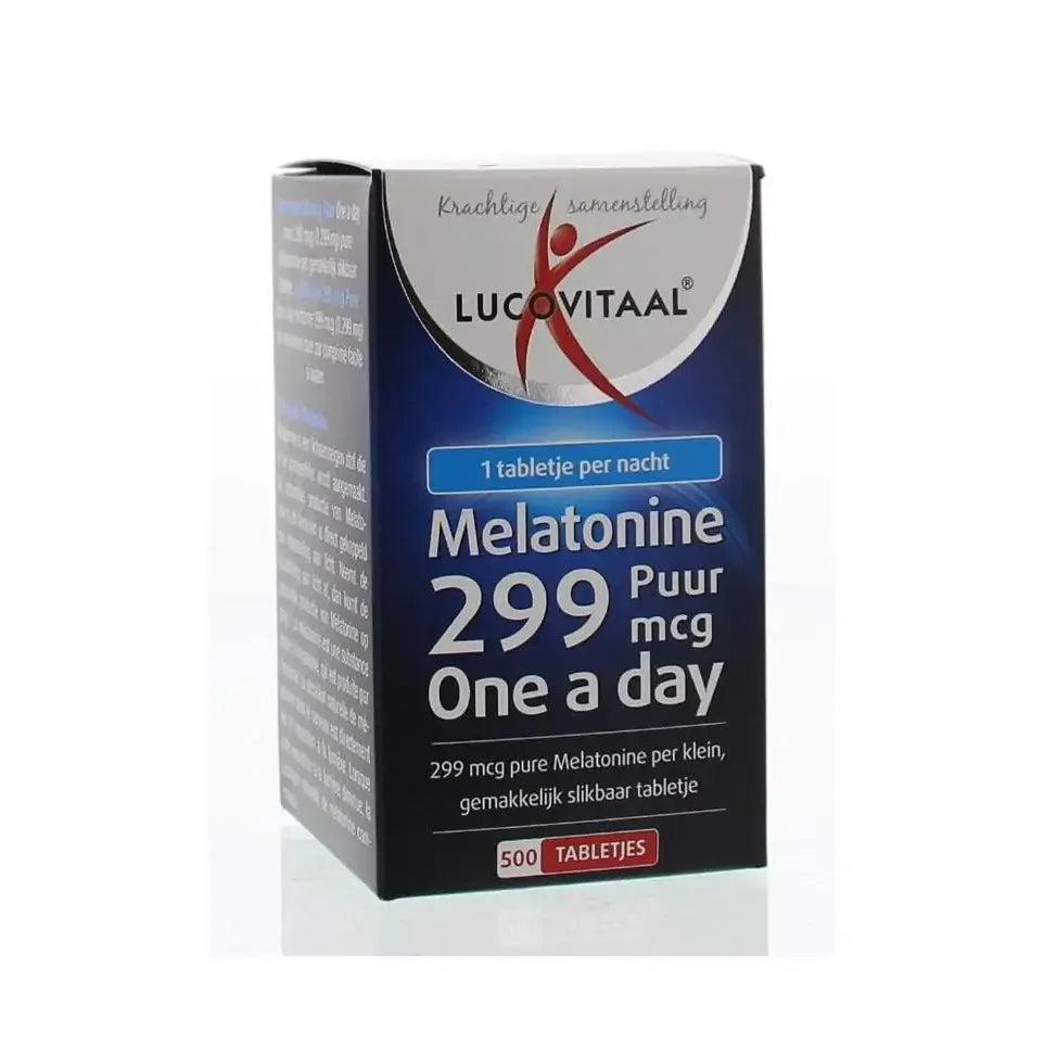 Lucovitaal Melatonine puur 0.299 mg 500 tabletten