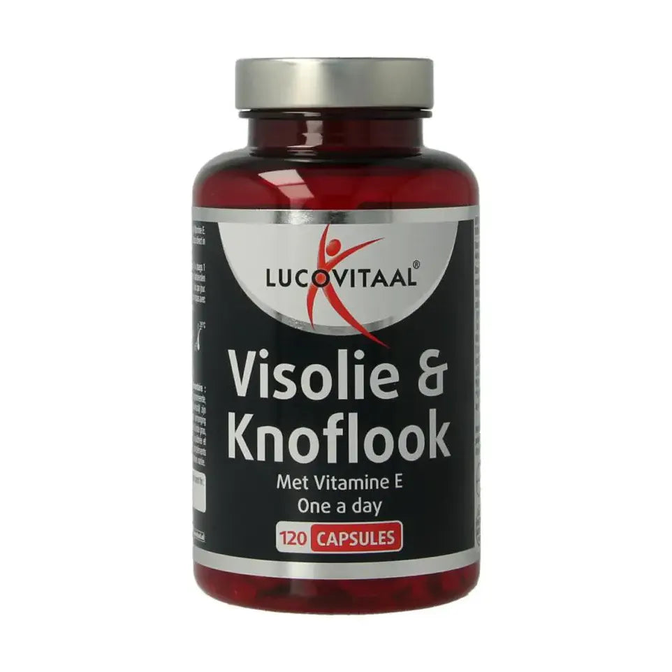 Lucovitaal Visolie & knoflook 120 capsules