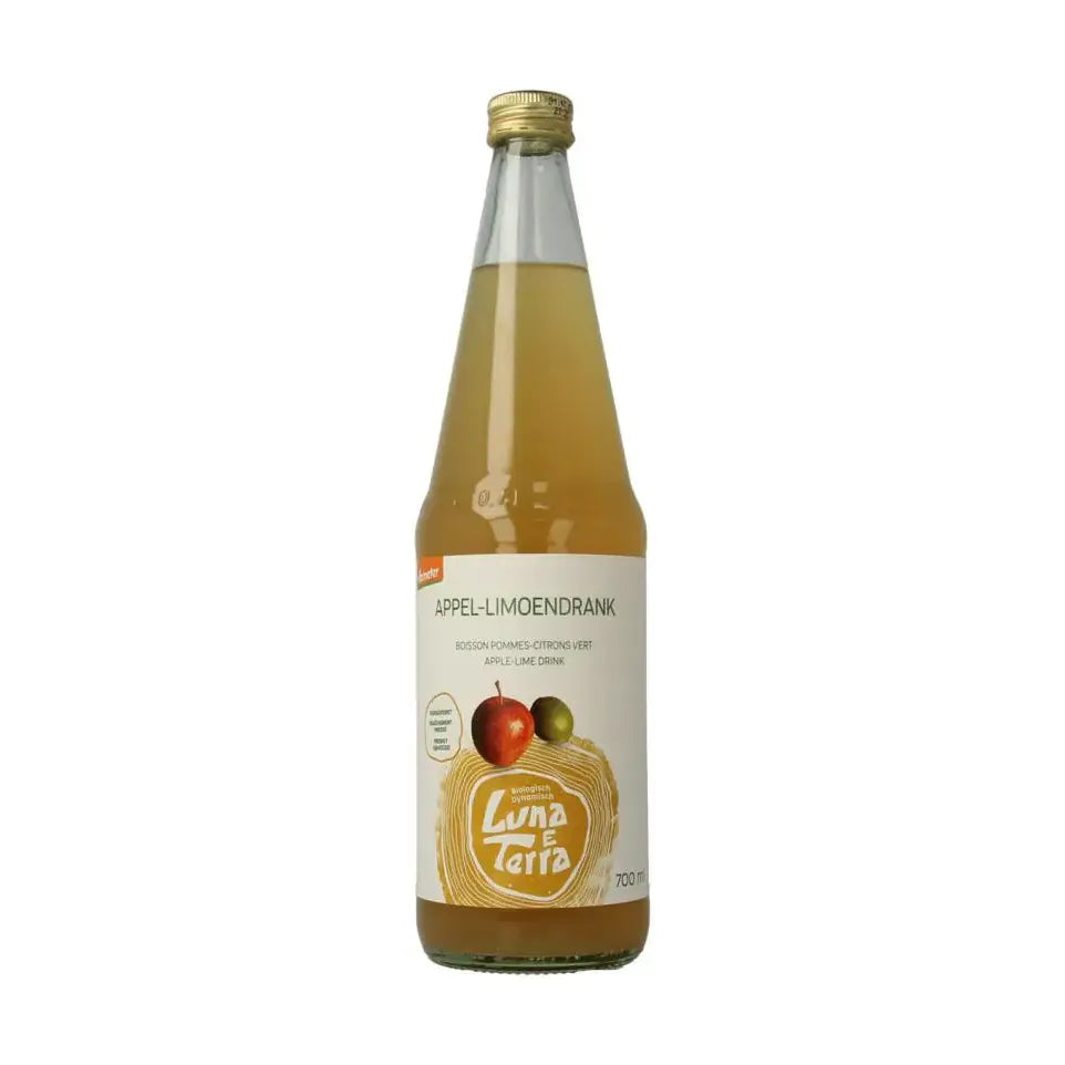 Luna E Terra Appel limoendrank bio 700 ml