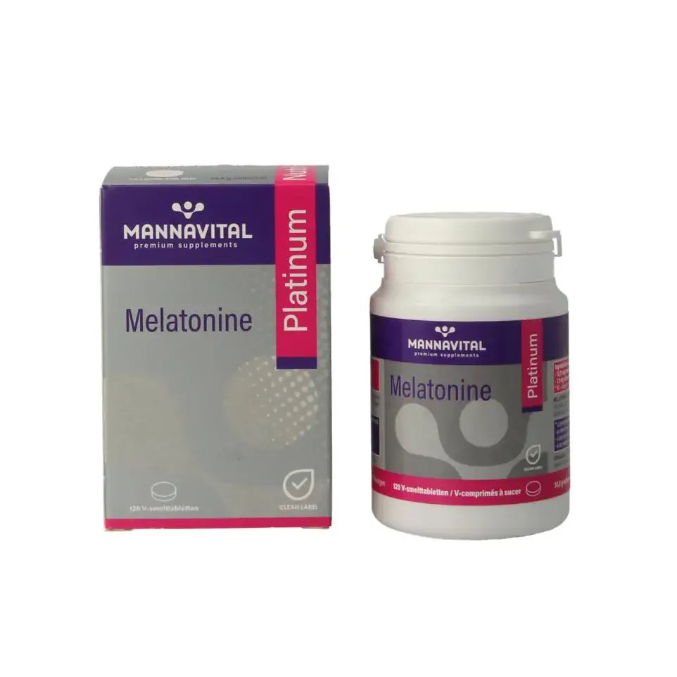 Mannavital Melatonine 0.29 mg 120 smelttabletten