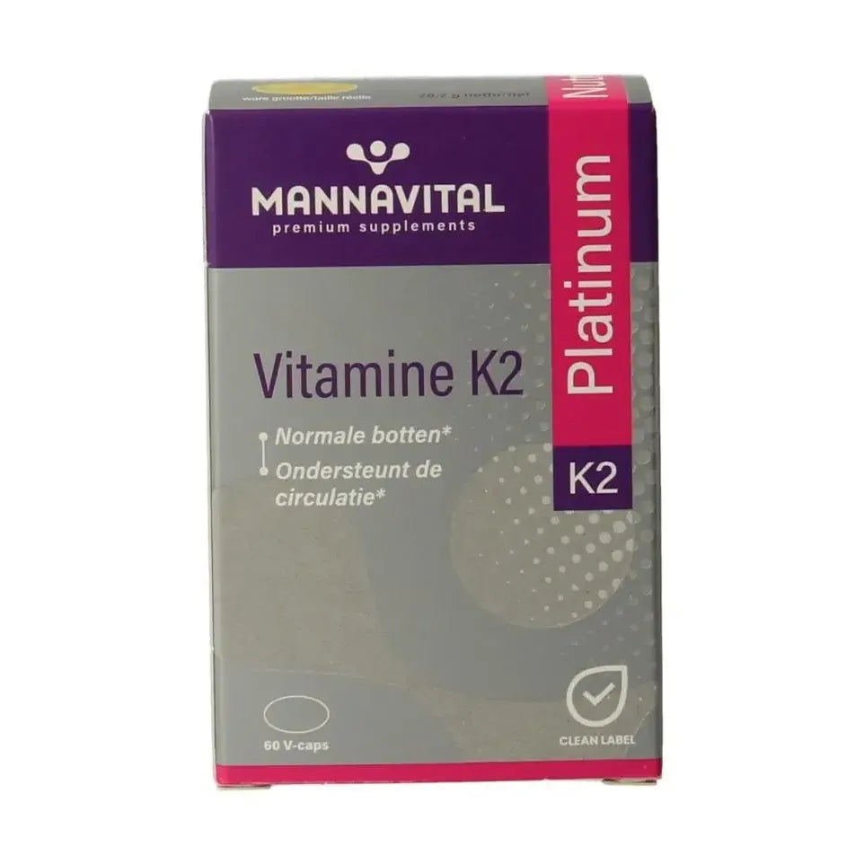 Mannavital vitamine k2 60 vcaps