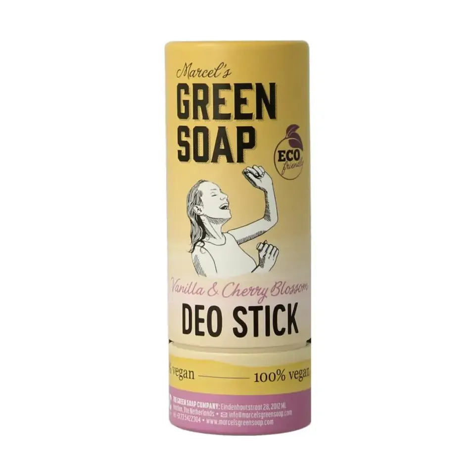 Marcels Green Soap Deodorant stick vanilla & cherry blossom 40