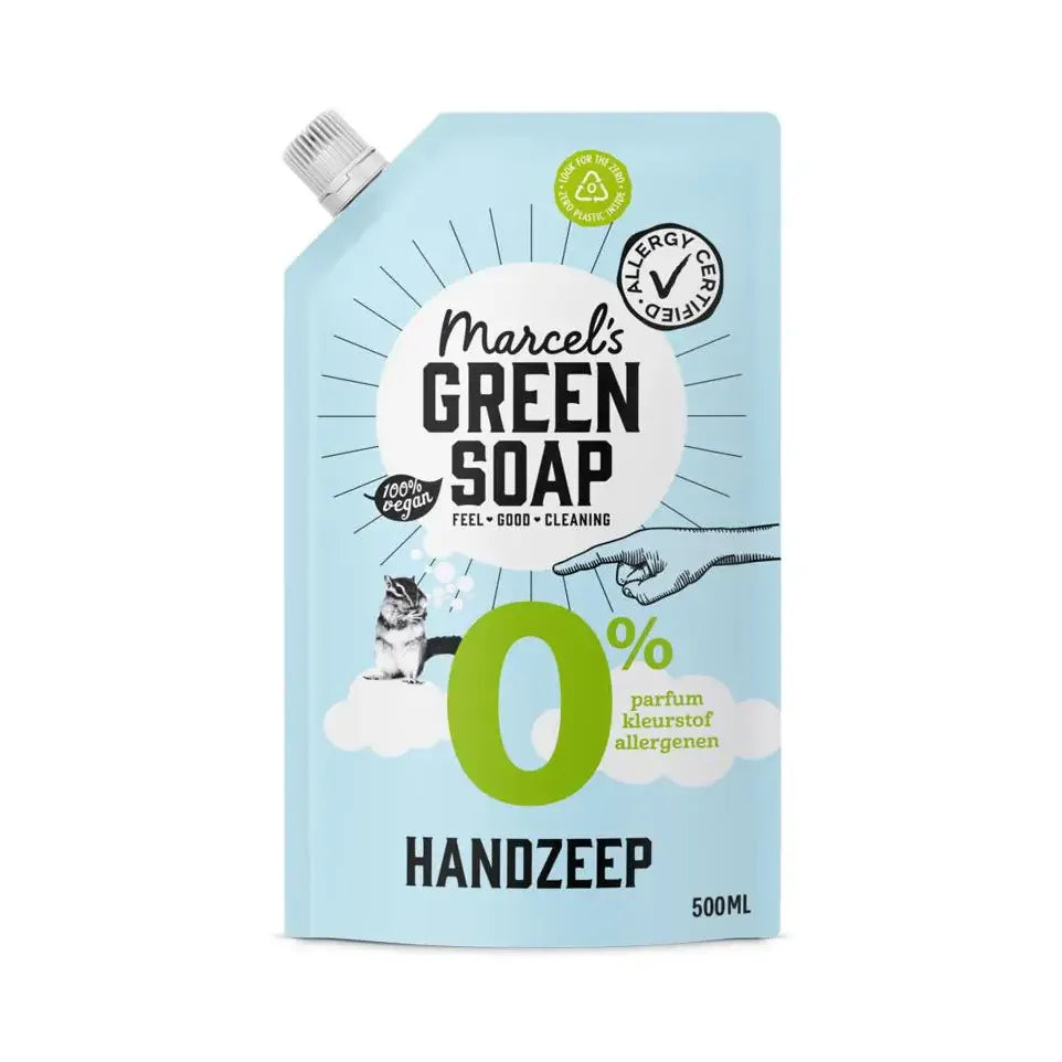 Marcels Green Soap Handzeep 0% navulling 500 ml