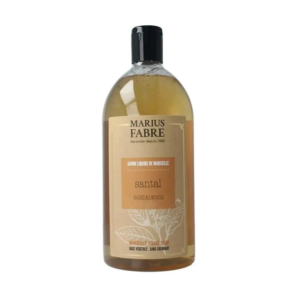 Marius Fabre Zeep sandelhout navulling 1 liter