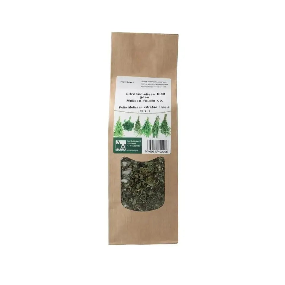 Marma Citroenmelisse blad gesneden 70 gram