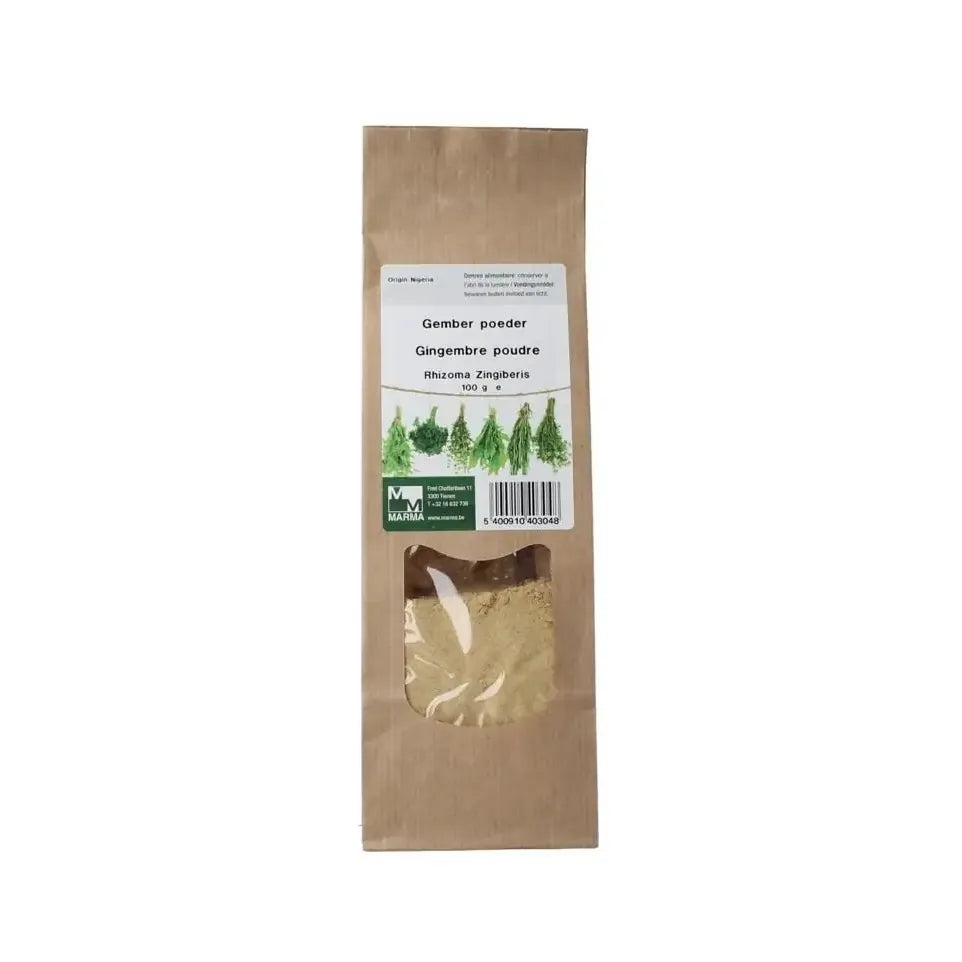 Marma Gember wortelstok poeder 100 gram