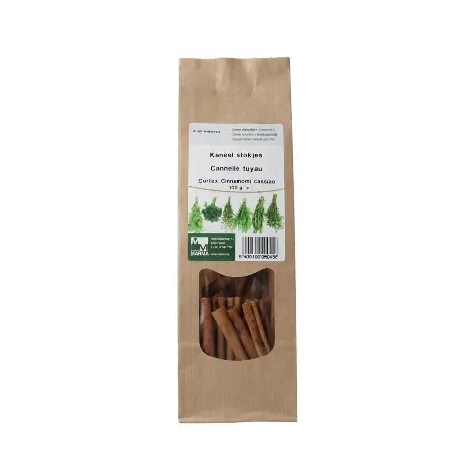Marma Kaneel cassia stokjes 100 gram