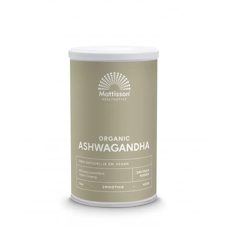 Mattisson Biologische Ashwagandha poeder 200 gram