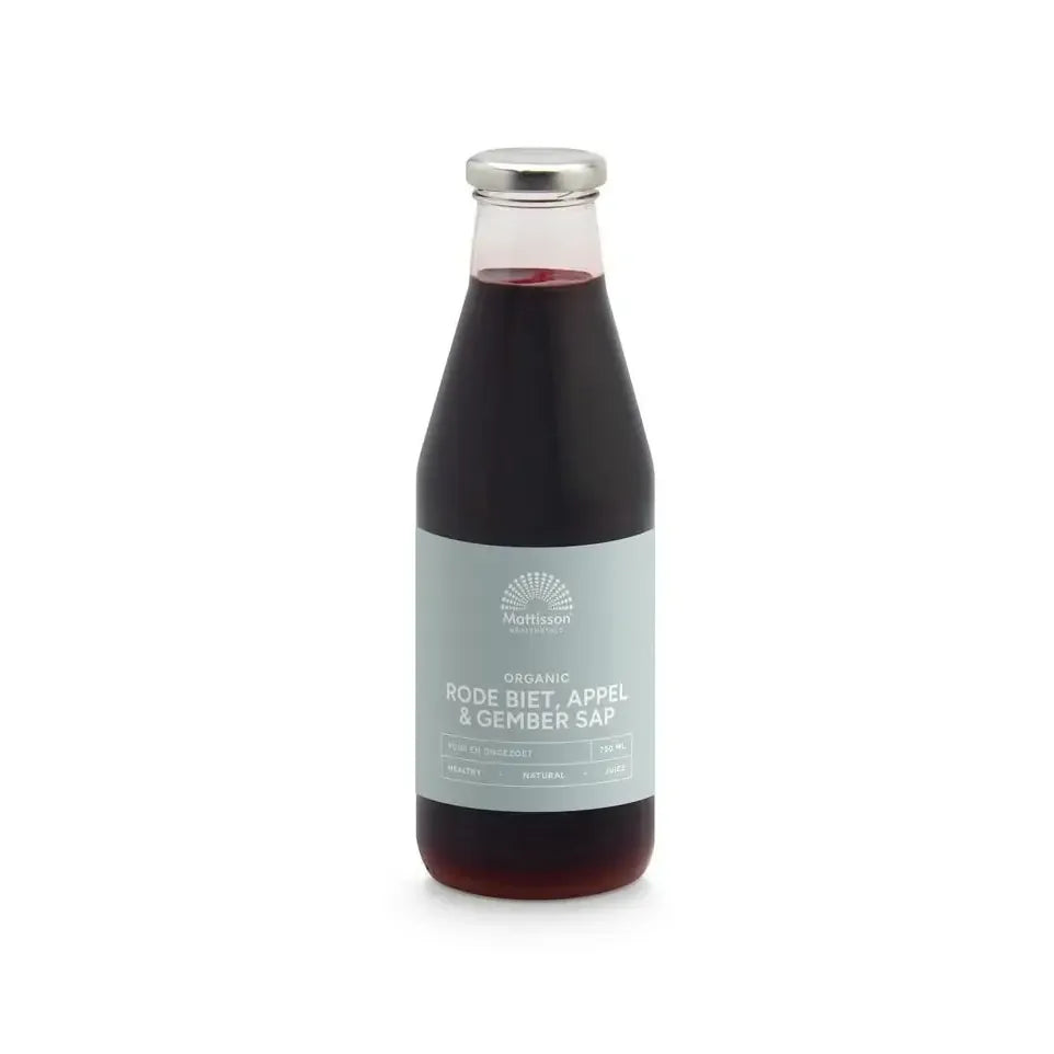 Mattisson Biologische Rode Biet Appel Gember sap 750 ml
