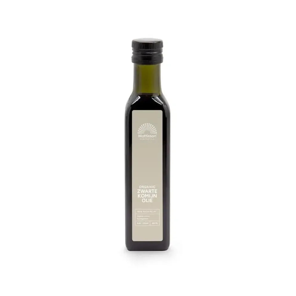 Mattisson Biologische Zwarte Komijn olie 250 ml