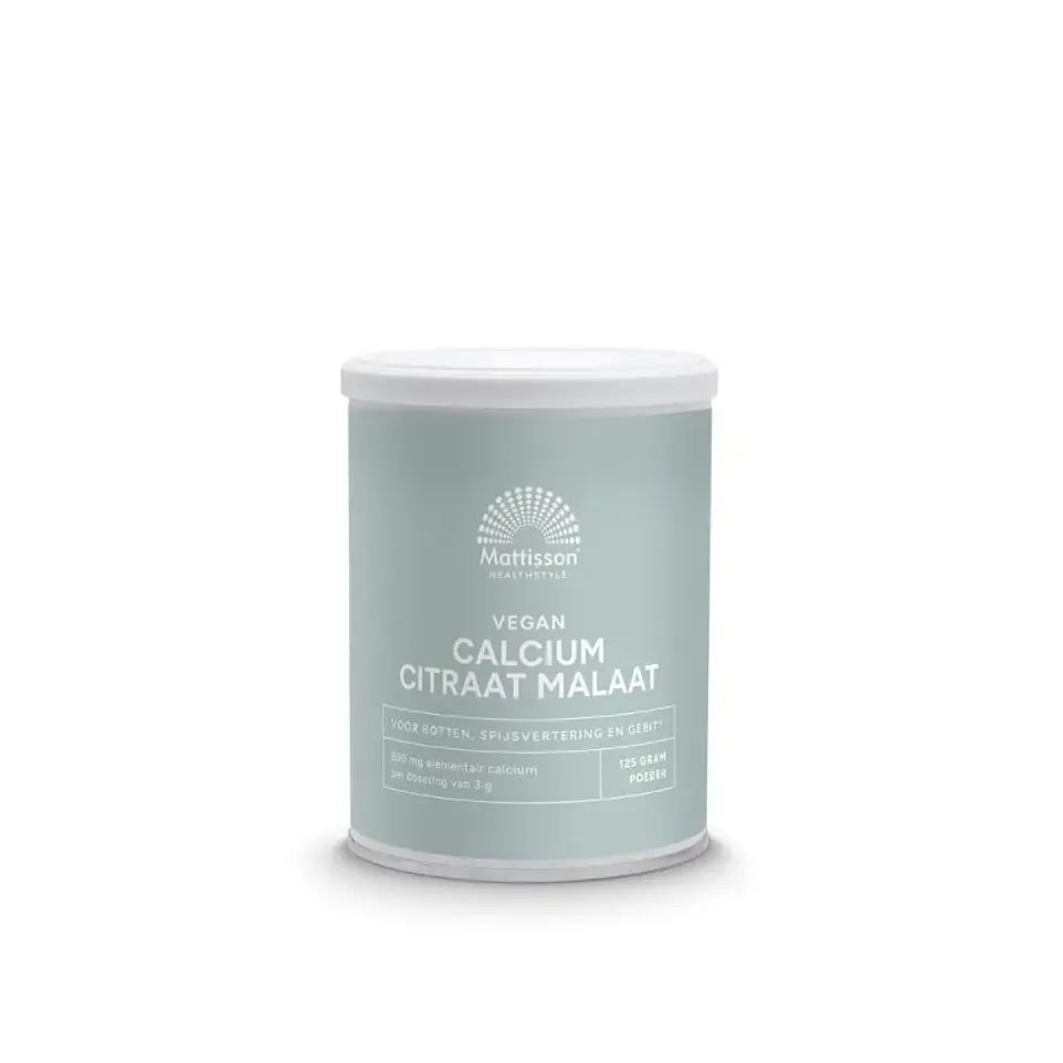 Mattisson Calcium citraat malaat poeder 125 gram