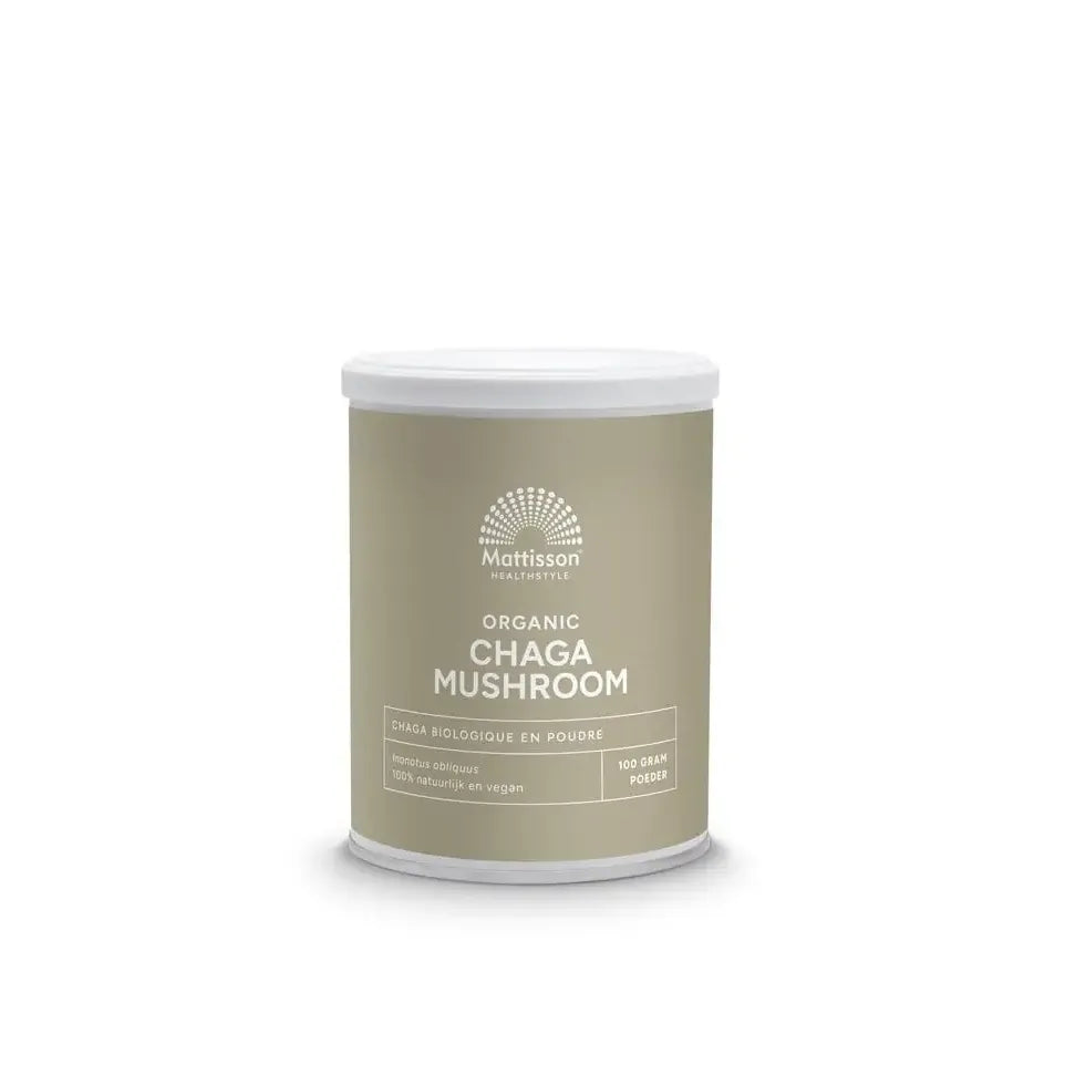 Mattisson Biologisch Chaga Mushroom Poeder 100 gram