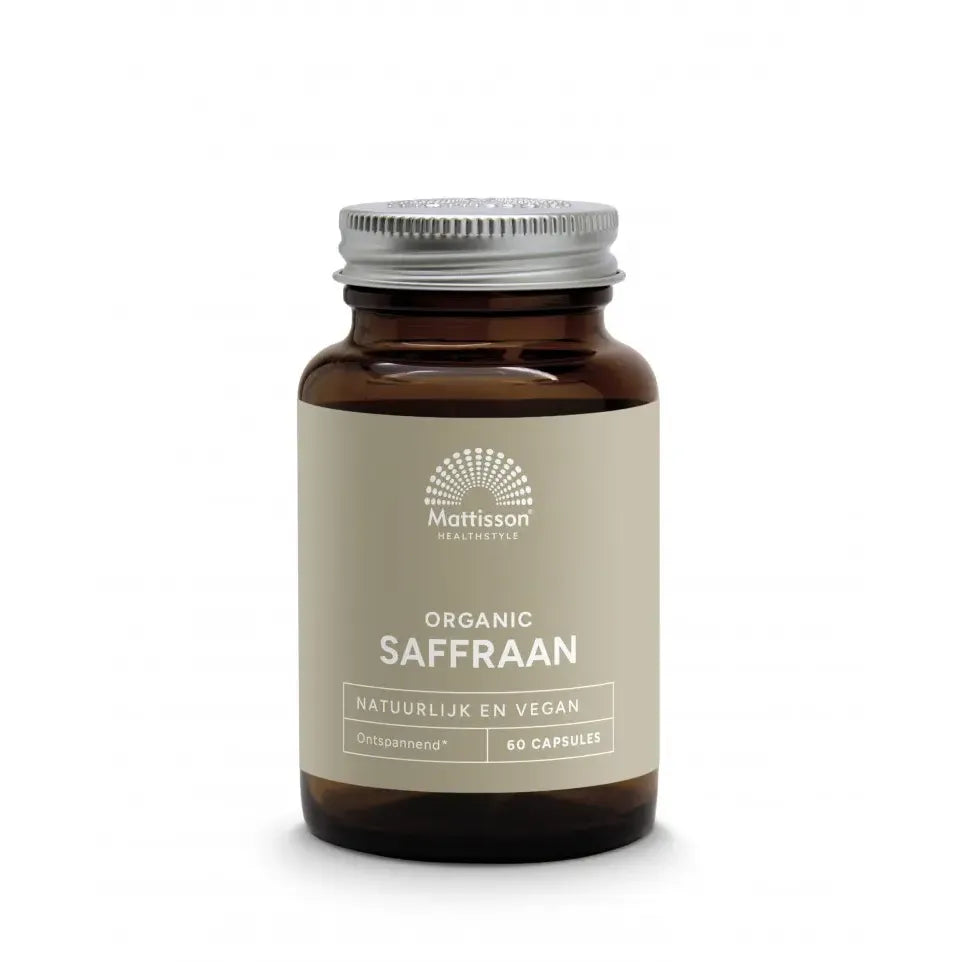 Mattisson Biologisch Saffraan 60 vcaps