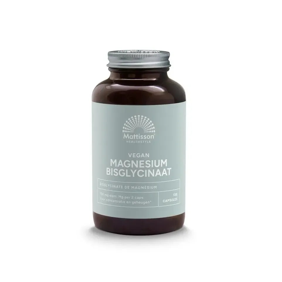 Mattisson Vegan magn bislgycinaat 150 mg 120 vcaps