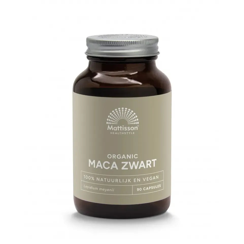 Mattisson Zwarte maca 750 mg biologisch 90 capsules