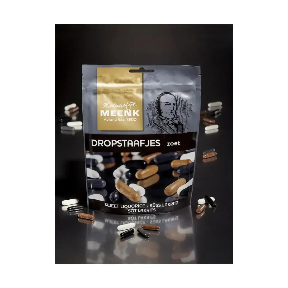 Meenk Dropstaafjes 225 gram