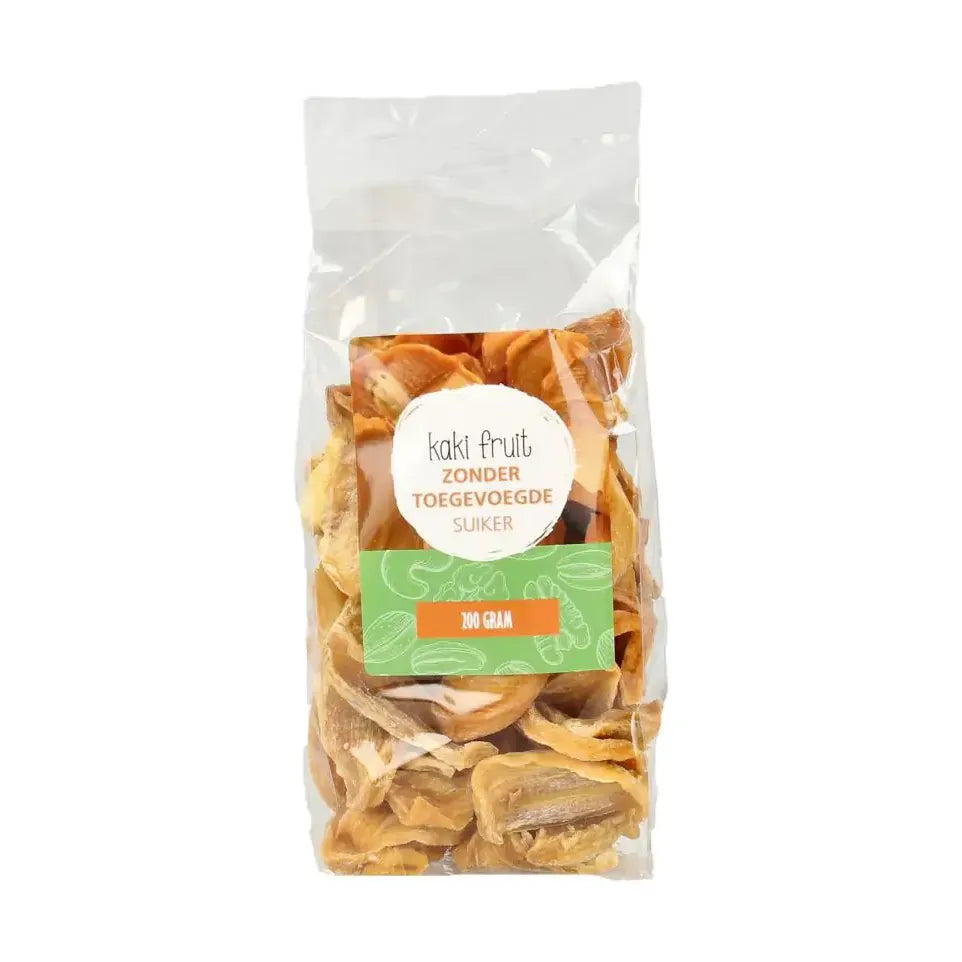 Mijnnatuurwinkel Gedroogde kaki fruit 200 gram